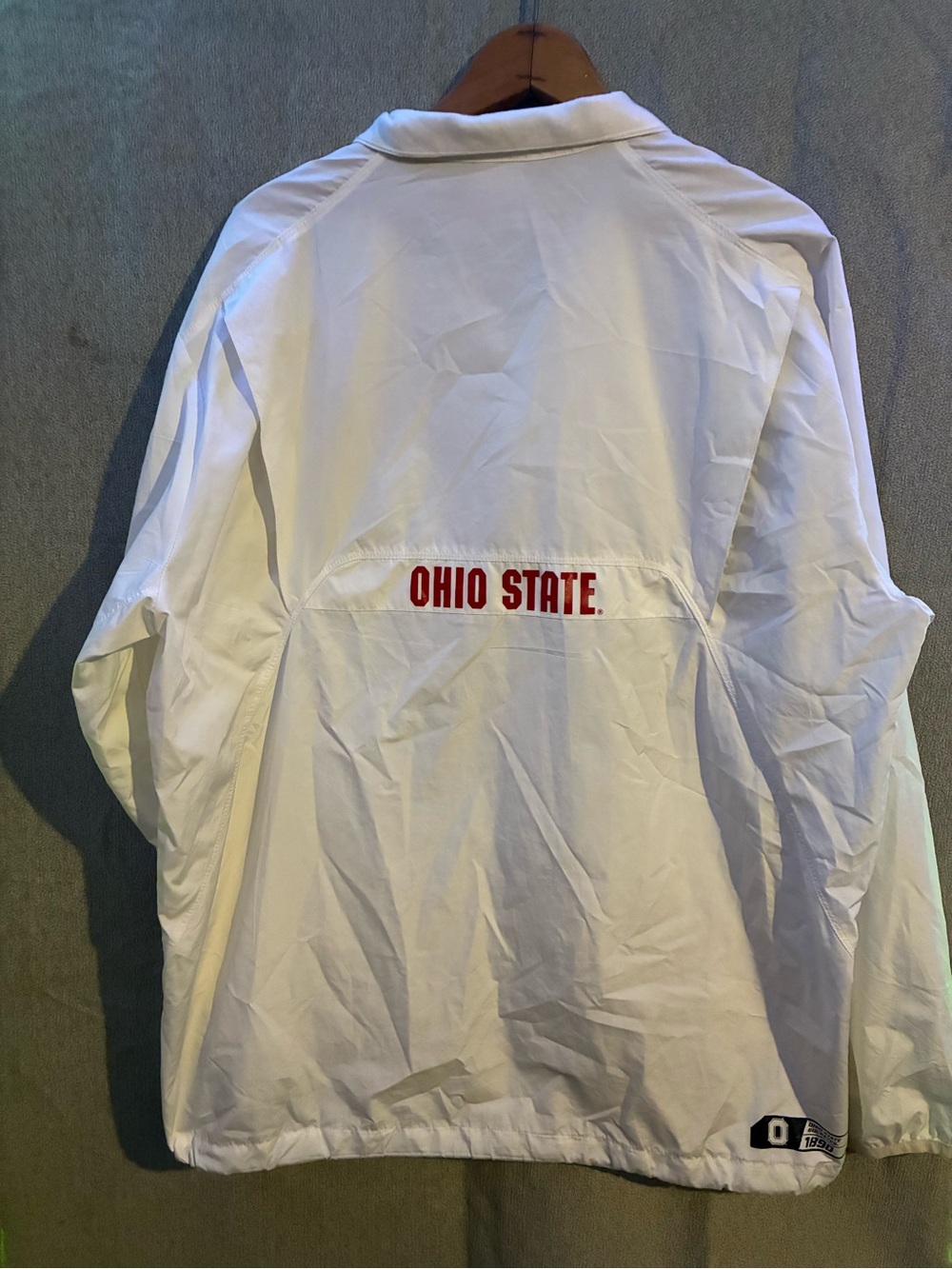 Ohio State Buckeye Nike Pullover Windbreaker Jacket size M - Picture 7 of 9